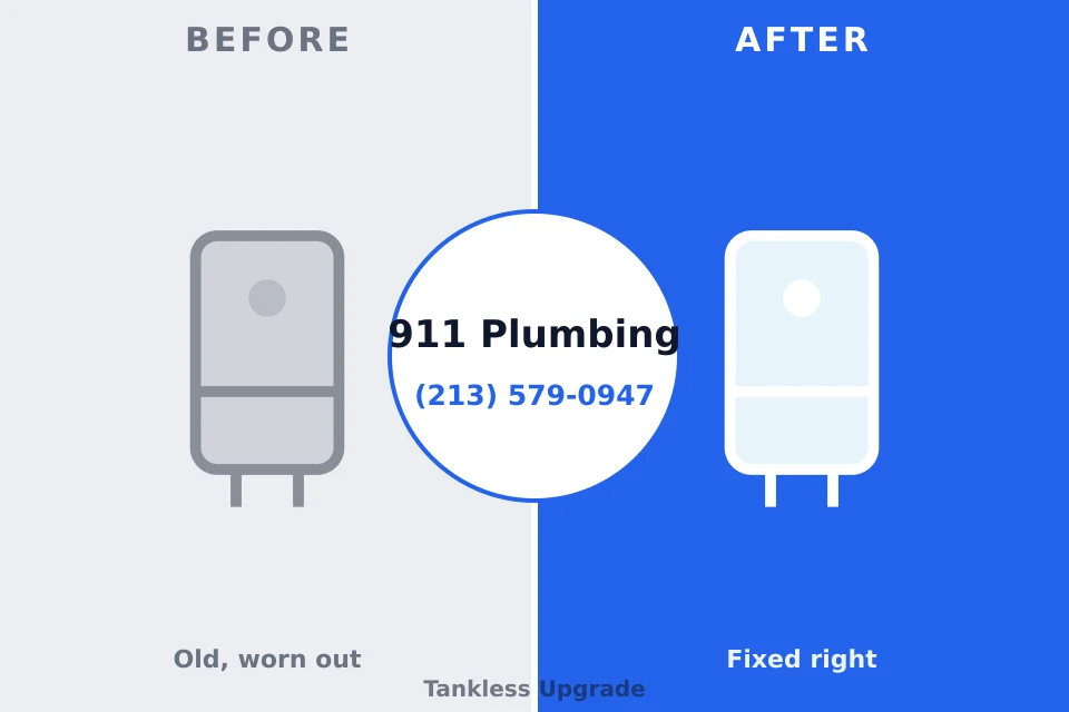 Before and after: plumbing repair Judsonia, AR
